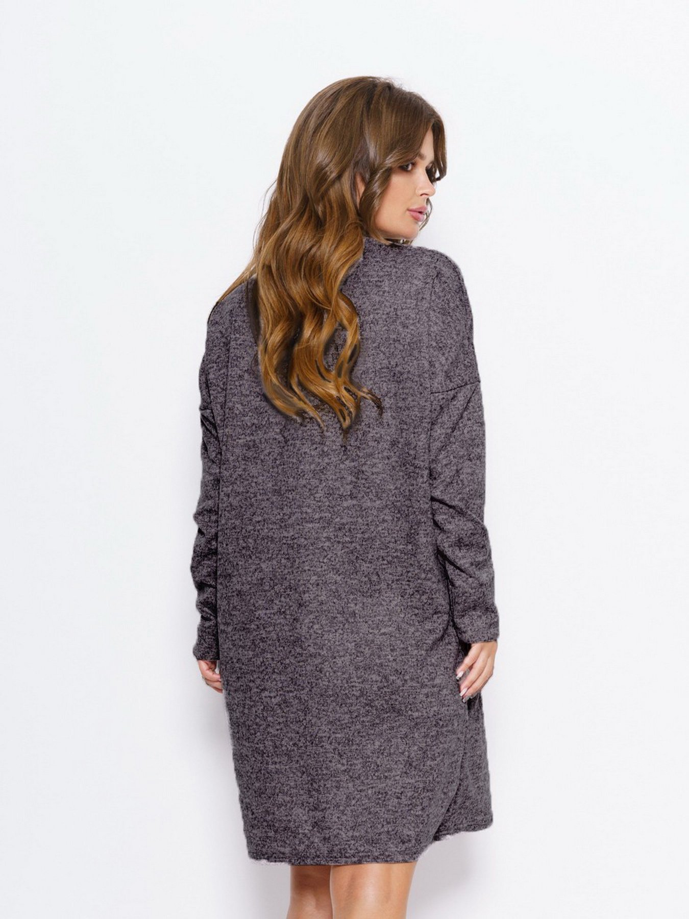 Платья ISSA Plus модель 11037_darkgray Платья ISSA Plus модель 11037_darkgray Фото