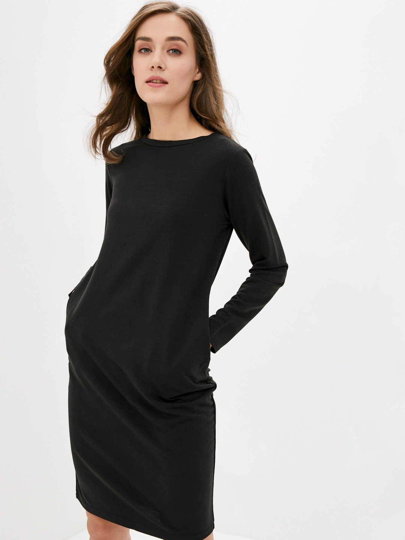 Платье мини ISSA Plus модель 10188_black Фото