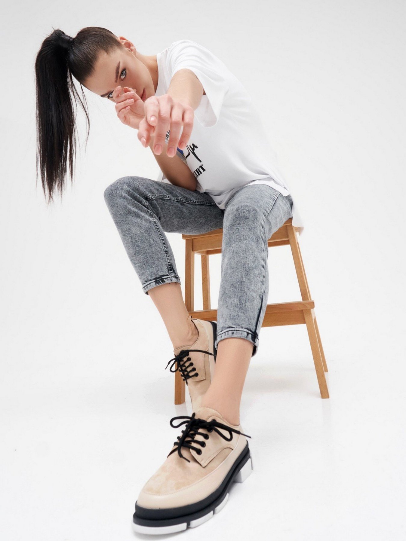 Броги ISSA Plus модель OB2-14_beige Фото