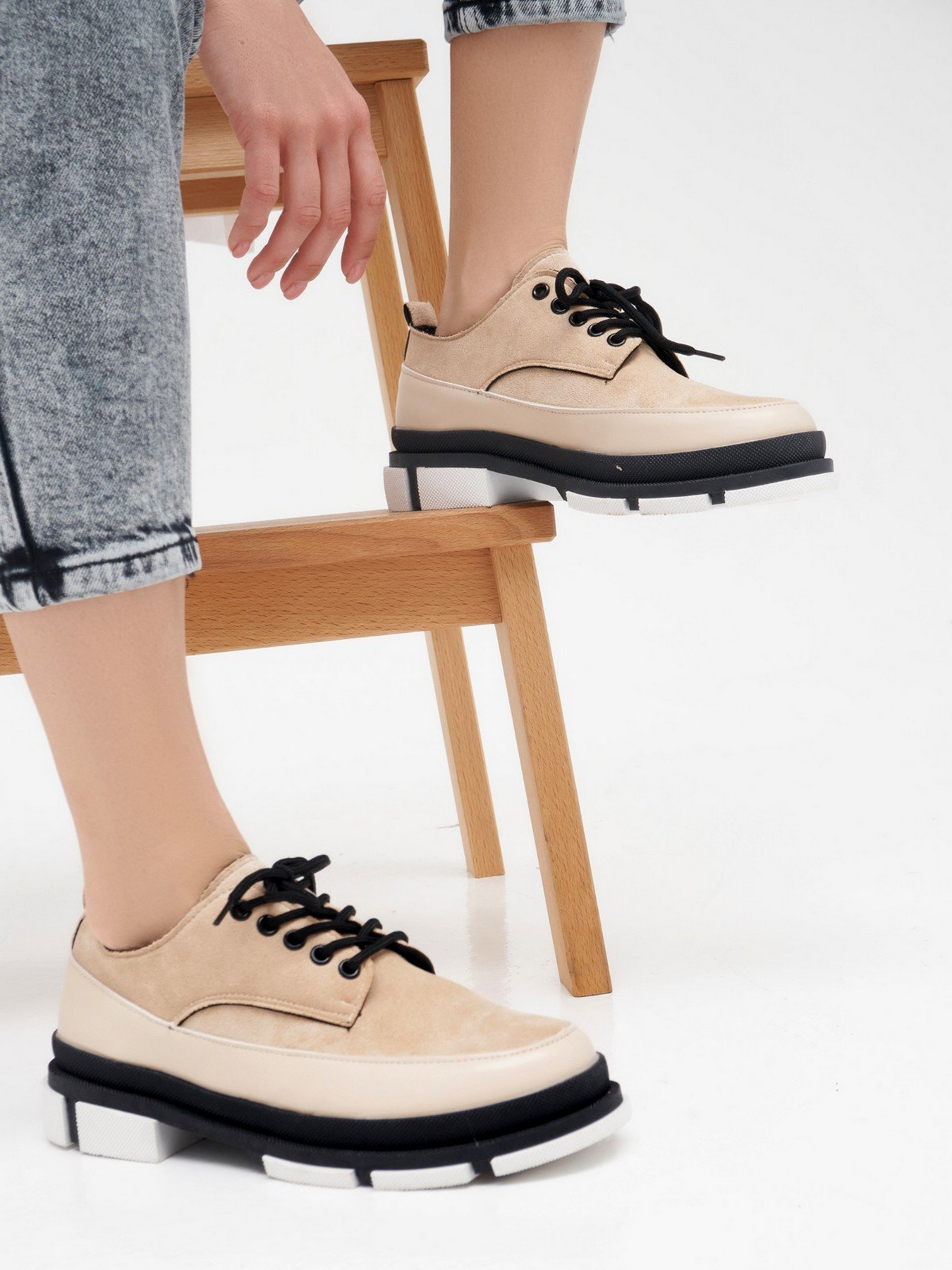 Броги ISSA Plus модель OB2-14_beige Фото