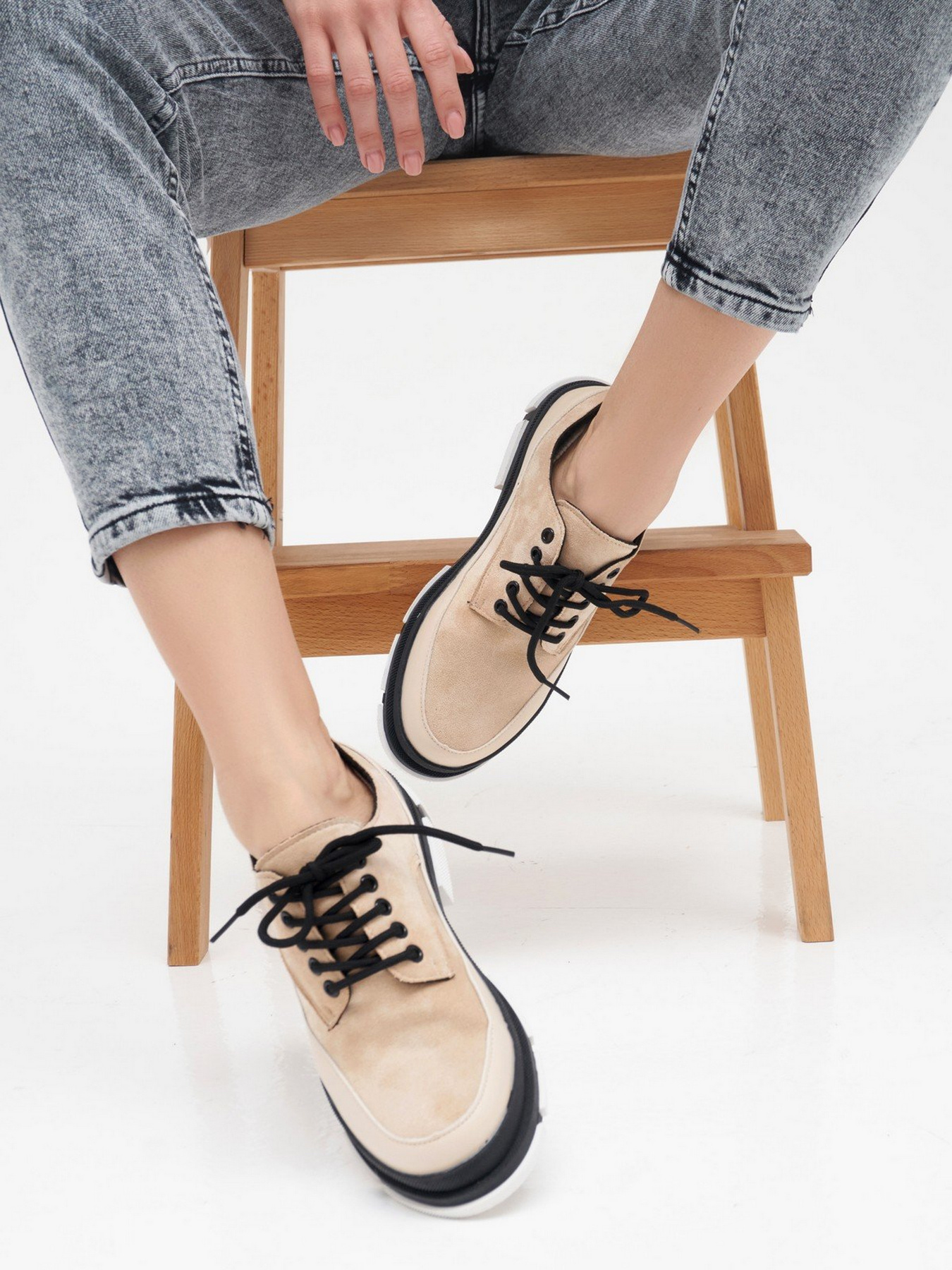 Броги ISSA Plus модель OB2-14_beige Фото