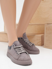 Кеды низкие ISSA Plus модель OB2-17_grey Фото