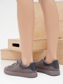 Кеды низкие ISSA Plus модель OB2-17_grey Фото