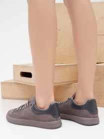 Кеды низкие ISSA Plus модель OB2-17_grey Фото