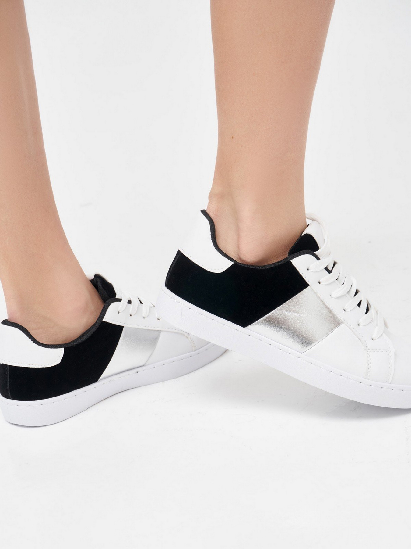 Кеды низкие ISSA Plus модель OB2-20_whiteblack Кеды низкие ISSA Plus модель OB2-20_whiteblack Фото