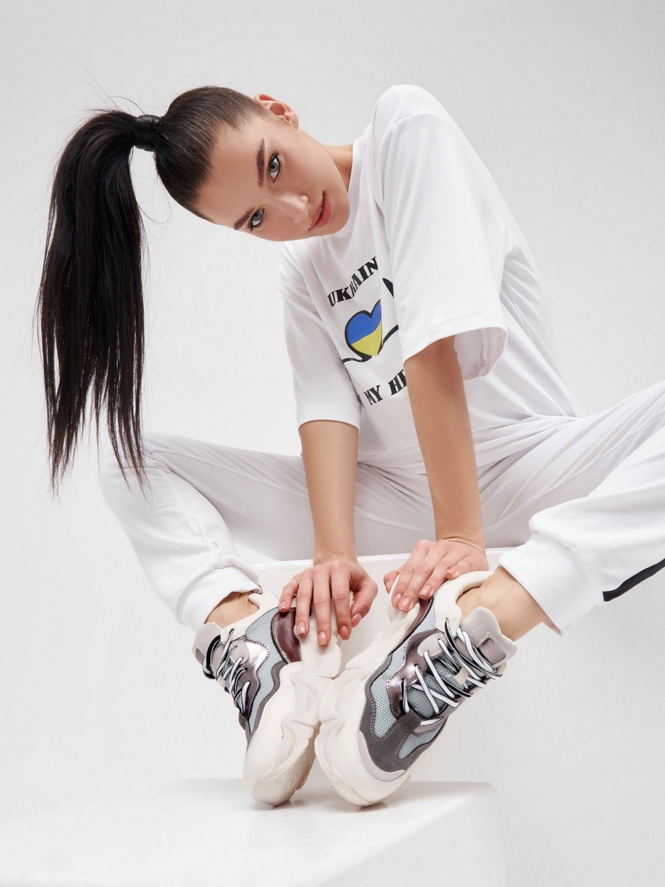 Кроссовки ISSA Plus модель OB2-23_whitegrey Фото