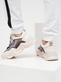 Кроссовки повседневные ISSA Plus модель OB2-23_whitegrey Фото