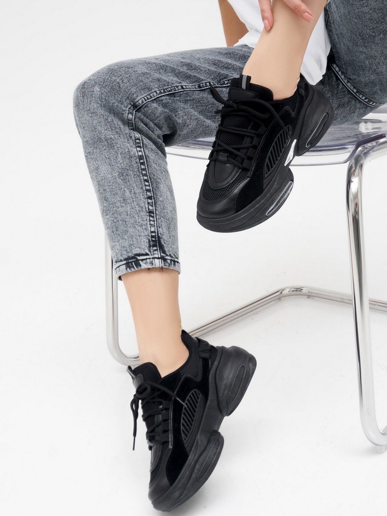 Кроссовки ISSA Plus модель OB2-24_black Фото