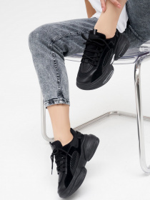 Кроссовки повседневные ISSA Plus модель OB2-24_black Фото