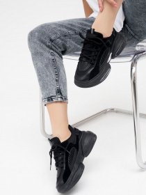 Кроссовки повседневные ISSA Plus модель OB2-24_black Фото