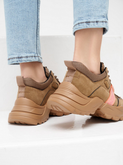Кроссовки ISSA Plus модель OB2-26_brown — фото 5 - INTERTOP
