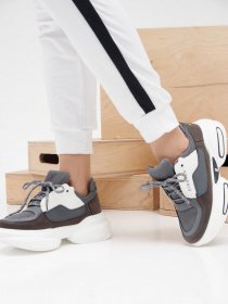 Кроссовки ISSA Plus модель OB2-33_grey Фото