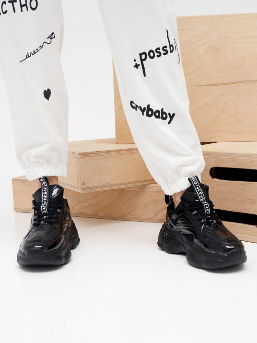 Кроссовки повседневные ISSA Plus модель OB2-35_black Фото