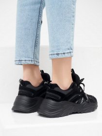 Кросівки для бігу ISSA Plus модель OB2-36_black Фото