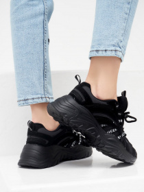 Кросівки для бігу ISSA Plus модель OB2-36_black Фото