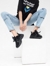 Кроссовки ISSA Plus модель OB2-36_black Фото