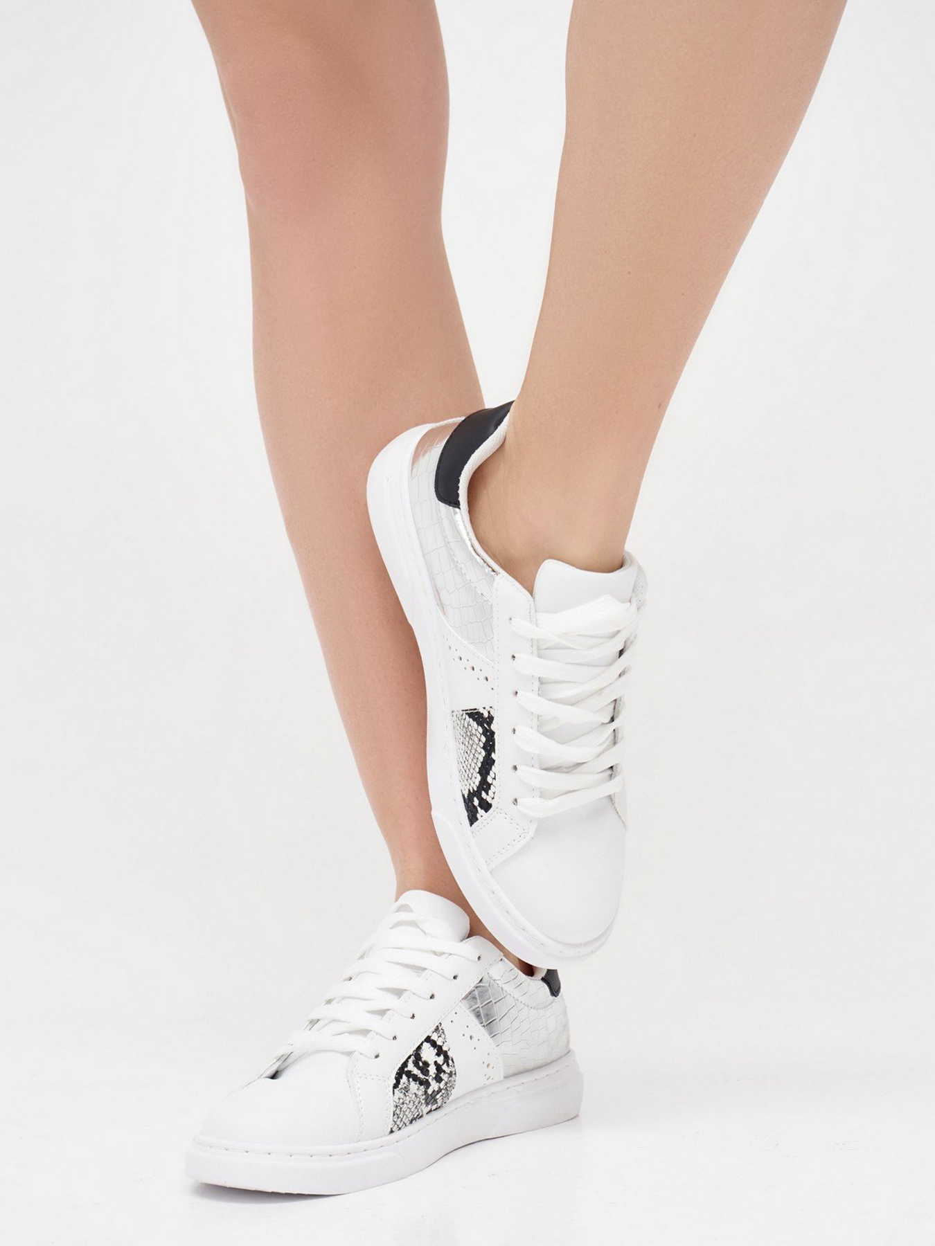 Кеди низькі ISSA Plus модель OB2-37_whitegrey Фото