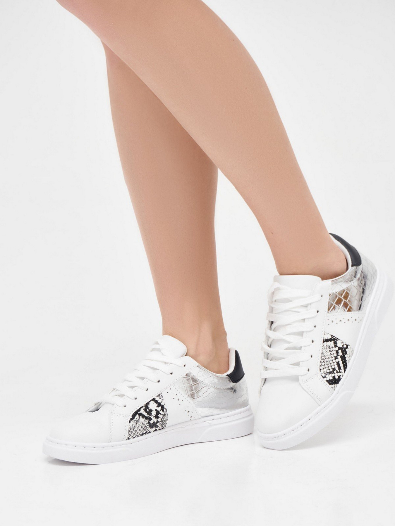 Кеди низькі ISSA Plus модель OB2-37_whitegrey Фото