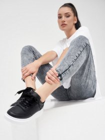 Кеды низкие ISSA Plus модель OB2-43_black Кеды низкие ISSA Plus модель OB2-43_black Фото