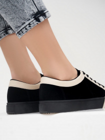 Кеди низькі ISSA Plus модель OB2-44_black Кеди низькі ISSA Plus модель OB2-44_black Фото