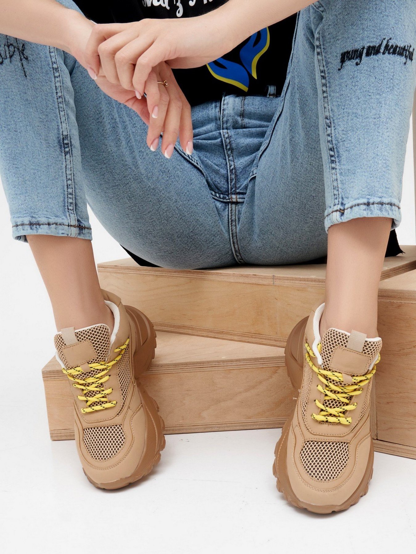 Кроссовки повседневные ISSA Plus модель OB2-48_khaki Фото