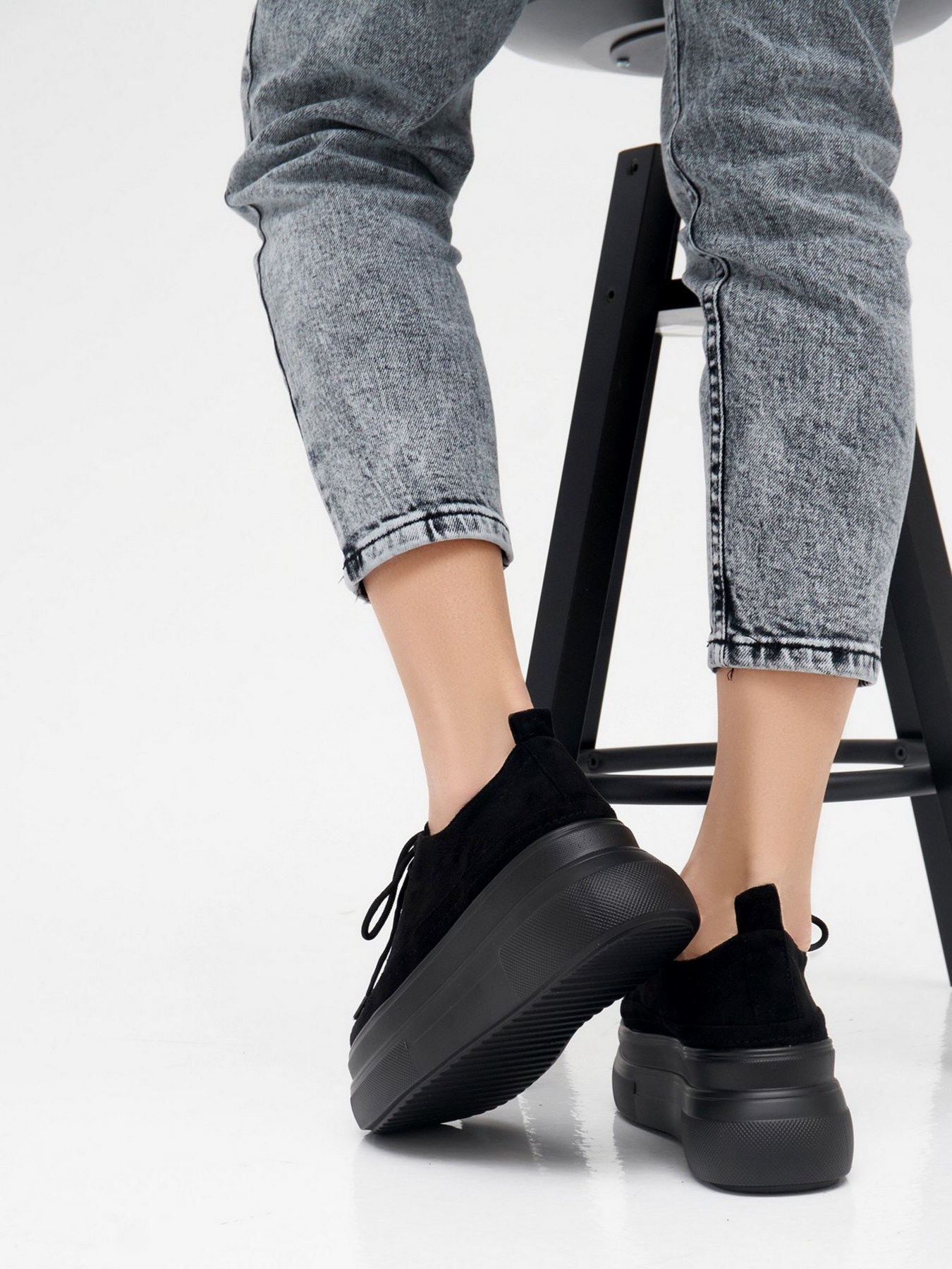 Кеды низкие ISSA Plus модель OB2-50_black Кеды низкие ISSA Plus модель OB2-50_black Фото