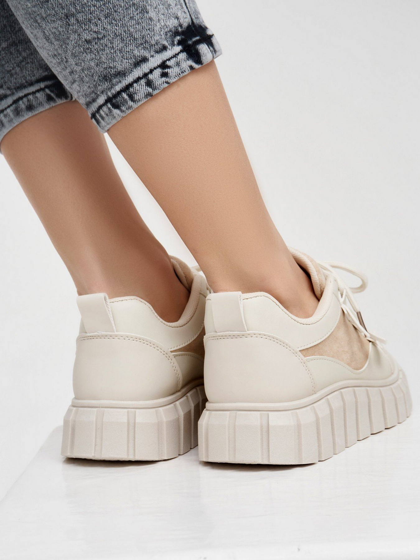 Кеди низькі ISSA Plus модель OB2-51_beige Фото