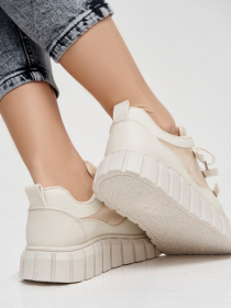 Кеди низькі ISSA Plus модель OB2-51_beige Фото