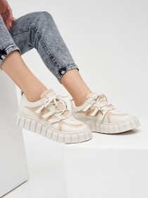 Кеди низькі ISSA Plus модель OB2-51_beige Фото