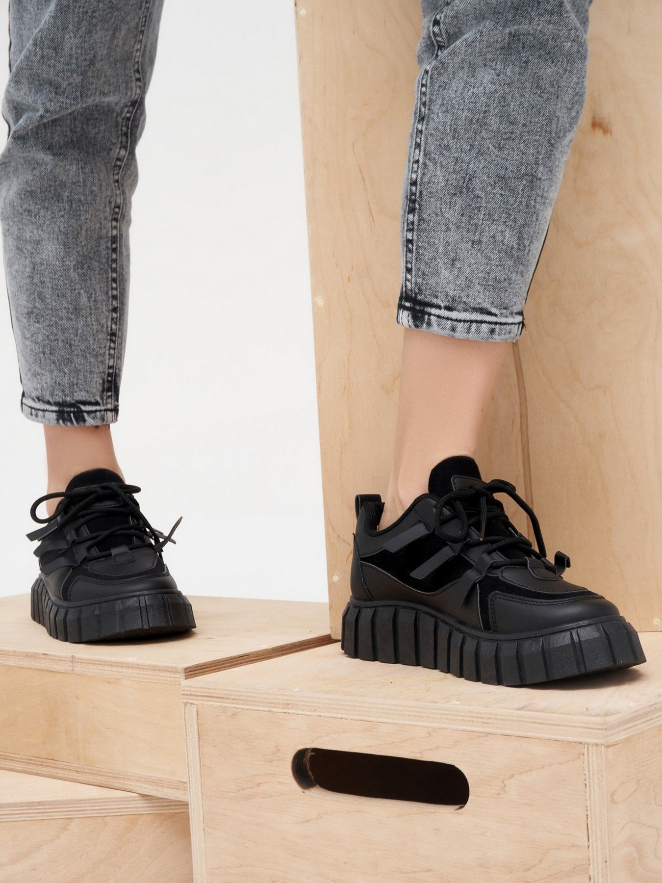 Кеди низькі ISSA Plus модель OB2-51_black Фото