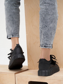 Кеди низькі ISSA Plus модель OB2-51_black Фото