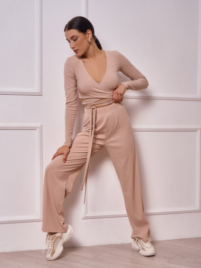 Костюм ISSA Plus модель 13262_beige - фото