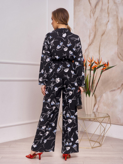 Костюм ISSA Plus модель 13264_black — фото 5 - INTERTOP
