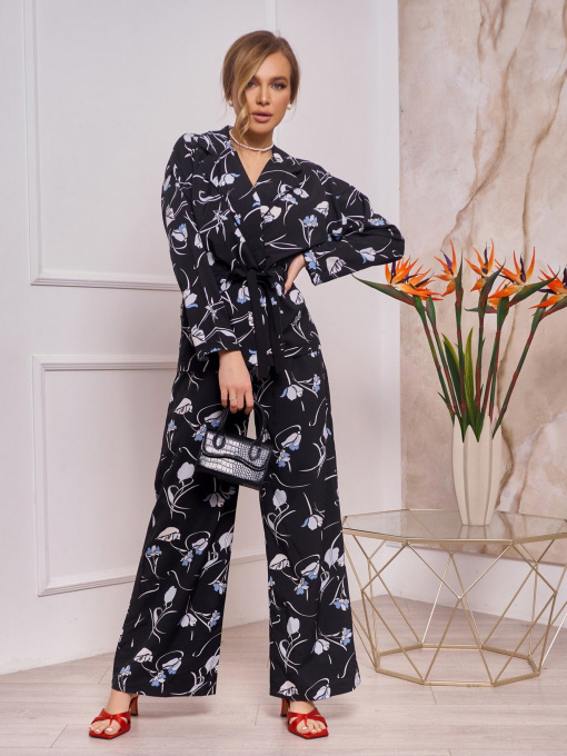 Костюм ISSA Plus модель 13264_black Фото