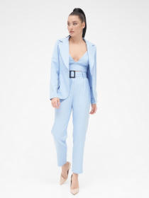 Повседневный костюм ISSA Plus модель 13292_blue Повседневный костюм ISSA Plus модель 13292_blue Фото