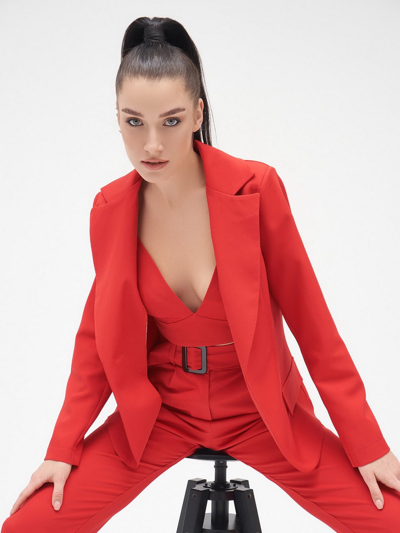 Костюм ISSA Plus модель 13292_red Фото