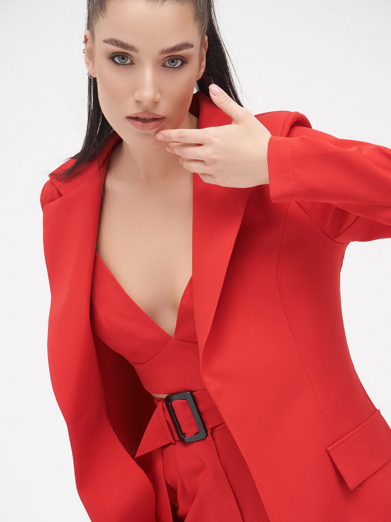 Костюм ISSA Plus модель 13292_red Фото