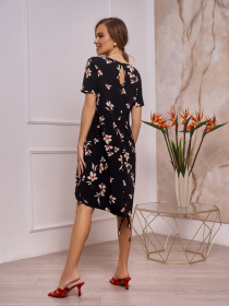 Платье мини ISSA Plus модель 13249_black Фото