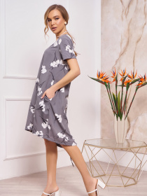 Платье мини ISSA Plus модель 13250_grey Фото