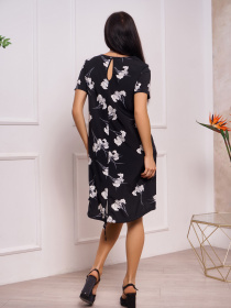 Платье мини ISSA Plus модель 13250_black Фото