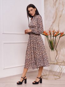 Платье миди ISSA Plus модель 13253_multicolor Фото