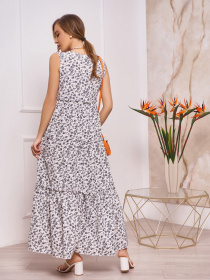 Сарафан ISSA Plus модель 13255_white Сарафан ISSA Plus модель 13255_white Фото