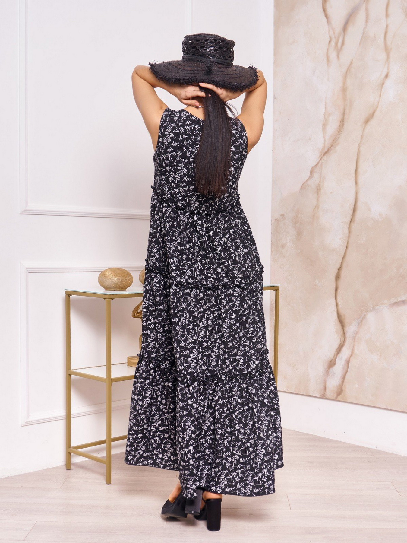 Сарафан ISSA Plus модель 13255_black Фото