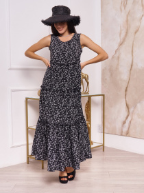 Сарафан ISSA Plus модель 13255_black Фото