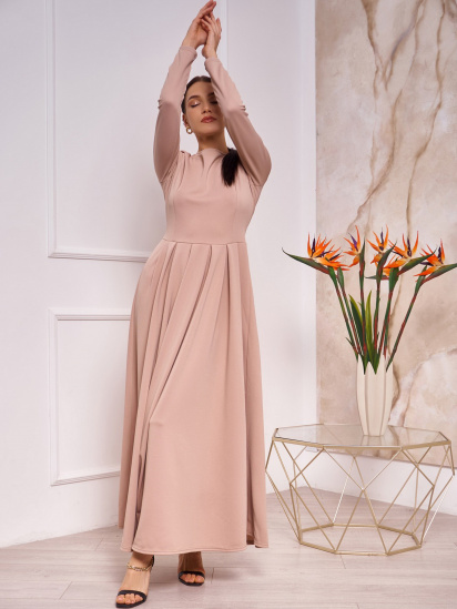 Сукні ISSA Plus модель 13256_beige - фото