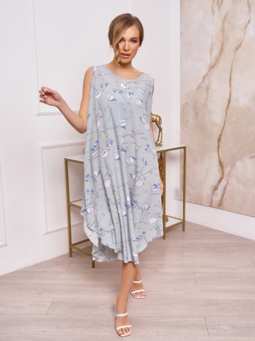 Сарафан ISSA Plus модель 13258_olive Фото