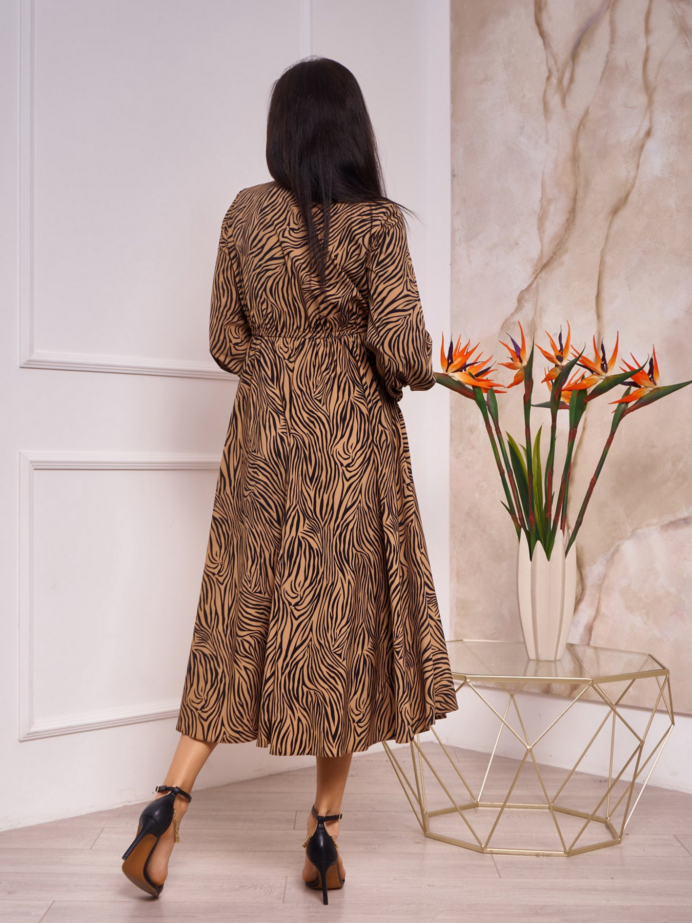 Платья ISSA Plus модель 13265_brown Фото