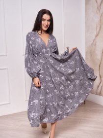 Платья ISSA Plus модель 13267_grey Платья ISSA Plus модель 13267_grey Фото