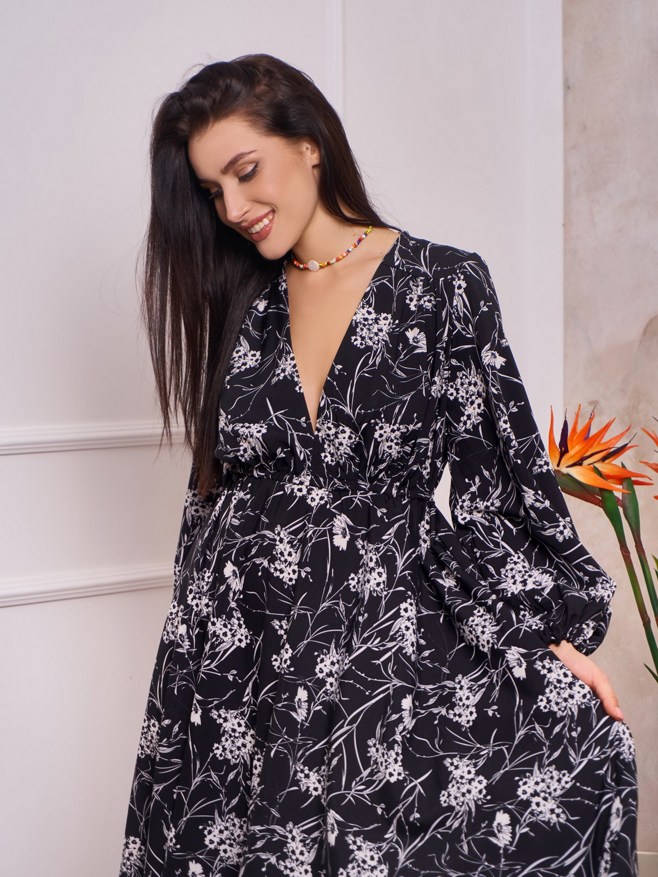 Платья ISSA Plus модель 13267_black Фото