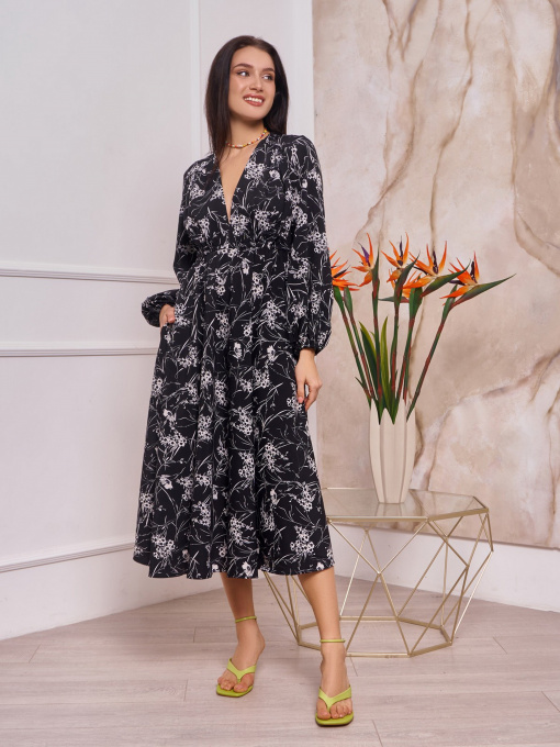 Платья ISSA Plus модель 13267_black Фото